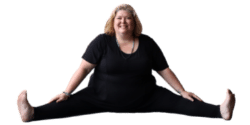 Yoga for Larger Bodies is yoga that makes sense for you body, in a safe, inclusive environment.